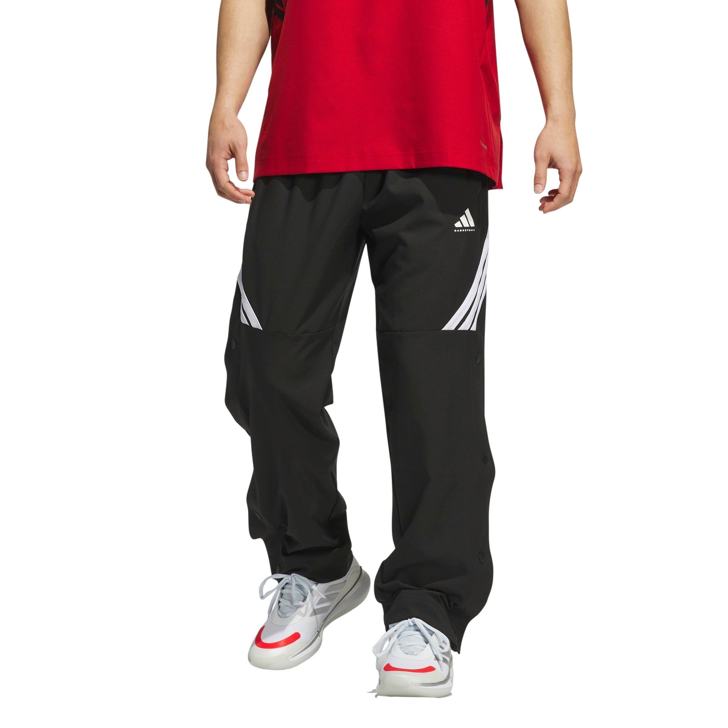 adidas Men's Crazy Lite Basketball Pants - Black/White - BLACK/WHITE
